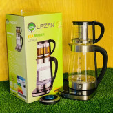 چای ساز لیزان روهم مدل LZ1405 ظرفیت ۲.۵ لیتر با کتری استیل زد زنگ
